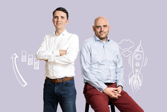 Снимка Стефан Тъмнев и Цанко Арабаджиев